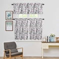 thumbnail image 4 of Kitchen Window Curtains Valance and Tier Set, Watercolor Birds Flowers Rod Pocket Tier Curtain Valance Set, Abstract Country Plant Animal Light Filtering Cafe Curtains for Bedroom Living Room, 4 of 9