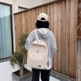 thumbnail image 3 of Mochila pequeña y fresca estilo academia Velvet Art, versión linda de la mochila de ocio, 3 of 5