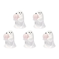 thumbnail image 1 of Bonita Estatua Calabaza Con Fantasma Halloween Mesa, 1 of 4