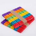 thumbnail image 2 of Coofit 100PCS Kids Ice Cream Stick DIY Safe Creative Wooden Popsicle Stick Ice Pop Stick, 2 of 10