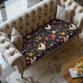thumbnail image 3 of ZUXONGSY Rooster Couch Cushion Cover Flower Sofa Seat Cushion Slipcovers Individual Couch Cushion Covers Wear-Resistant Furniture Protection Cover for Women Gifts for Mom 75x27.5x9 in, 3 of 5