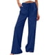 thumbnail image 1 of Pantalones de Lino Mujeres de Verano de Color Sólido Estirado-Cintura Casual Pantalones Rectos con Mezcla de Lino de Algodón Suave, Pantalones Transpirables de Longitud de Tobillo para Diario, 1 of 8