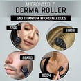 thumbnail image 2 of Derma Roller Microneedle Roller for Face with 3 Different Size(0.2mm,0.25mm,0.3mm) Beard Roller,Hair Face Skin Micro Needle Face Roller Scalp Roller, 2 of 6