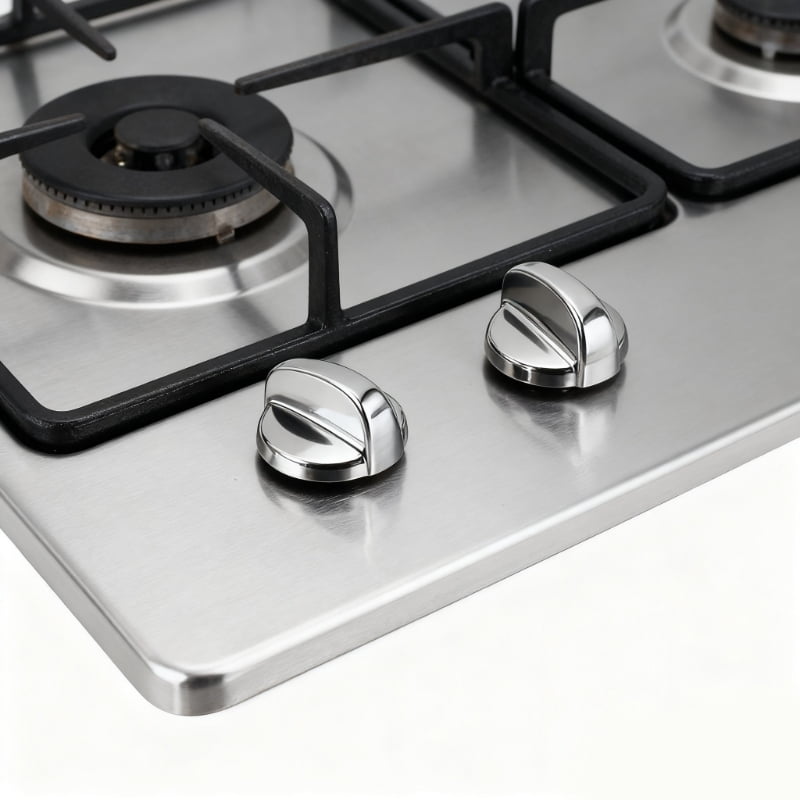6 Pack Contemporary Gas Cooker Control Handle Replacement Multipurpose Compatibility ABS Strong Structure for Repairing