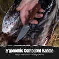 thumbnail image 4 of CIVIVI High Grass Field Knife Fixed Blade Knife with 1PC Black Lanyard, Black Kydex Sheath & T-Clip, Tactical Knife with 2.93" Stonewashed 14C28N Blade Guibourtia Wood Handle C25084-3, 4 of 8
