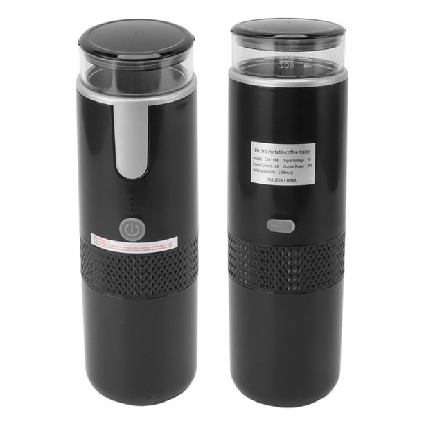 Mini Cafetera de Bolsillo Portátil, PP Gadgets de Vije Inalámbrico de Acero Cafetera inoxidable Portátil Operada Manualmentar para Acampar