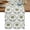White, variant on Vintage Palm Trees Table Runner, Summer Botanical Retro Art Washable Cotton Linen Table Runners 36 Inches Long, Dresser Scarf Runner for Nightstand/End Tables/Round Tables 13''x36''