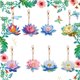 thumbnail image 3 of Llavero artístico Diamante Cgtredaw Doble Cara 8 Piezas loto elegante, 3 of 9