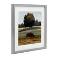 thumbnail image 3 of Stupell Industries Grazing Cattle Pasture with Tree Gray Framed Print Under Glass design by Kent Lovelace, 13 x 13, 3 of 10