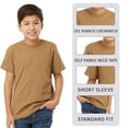 thumbnail image 3 of LAT Youth Short Sleeve Fine Jersey Tee, 100% Ring-Spun Cotton Breathable Kids T-Shirt (Vintage-Camo, XS), 3 of 7