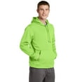 thumbnail image 4 of Sport-Tek Fleece Hooded Pullover (F244) Lime Shock, 4XL, 4 of 6