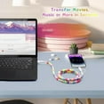 thumbnail image 5 of Beaded Charging Cords, Maperiodrvel Colorful 4-in-1 Beaded Charging Cable, 3.3ft, Beaded Phone Charger, for Phone and for Android, 5 of 7