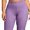 Wine-04, variant on Nugftut Plus Size Capris for Women, Elastic High Waist Side Slit Yoga Pants Solid Color Capri Leggings