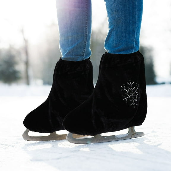 Phenofice Black Polyester Ice Skate Protectors for Figure Skates Protection Use 1Pair