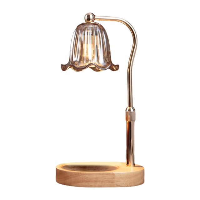 Siruishop Candle Warming Lamp Candle Melting Lamp Modern Candles Melter Electric Melt Warmer for Art Scented Candles, Bedside Decor Stepless Dimming