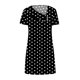 thumbnail image 5 of Mini Vestido de Verano de Manga Corta Cuello Redondo Longitud de la Ternera Media, Fluido Impreso Vestido de Verano Corto Casual, 5 of 5