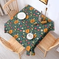 thumbnail image 2 of Pioneer Flower Floral Print Pattern Square Tablecloth, Waterproof Wipeable Spillproof Washable Table Cover for Home Kitchen Party Decor, 42"x42", 2 of 6