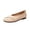 Khaki, variant on Yungyresw Women Slip On Work Shoes Round Toe Low Top Comfortable Office Casual Walking Shoes Soft Sole Fashion Ballet Flats Beige 36