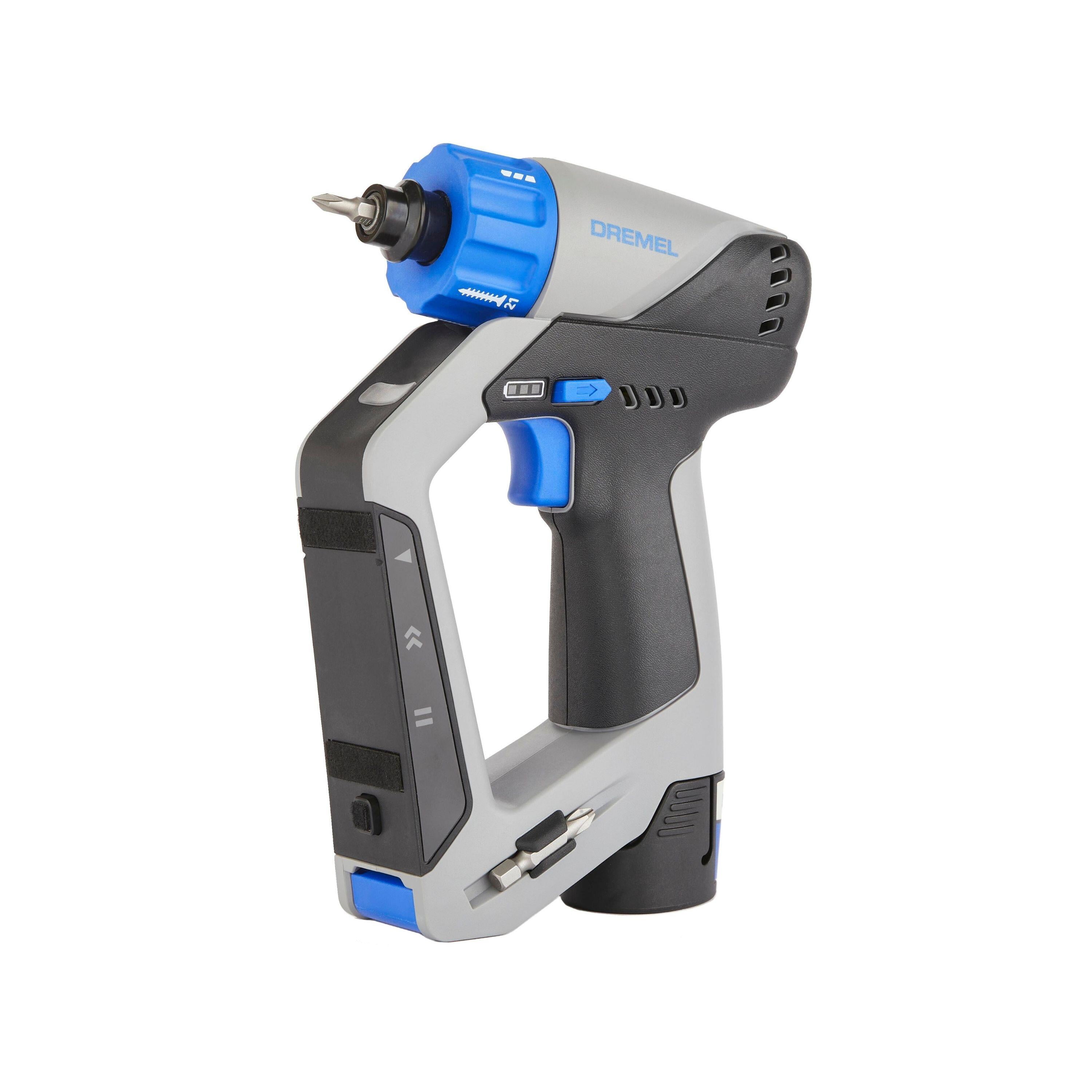 Dremel Blueprint 3 in 1 Drill/Driver with Integrated Stud Finder, Detachable Bubble Laser Level & 12 Bits