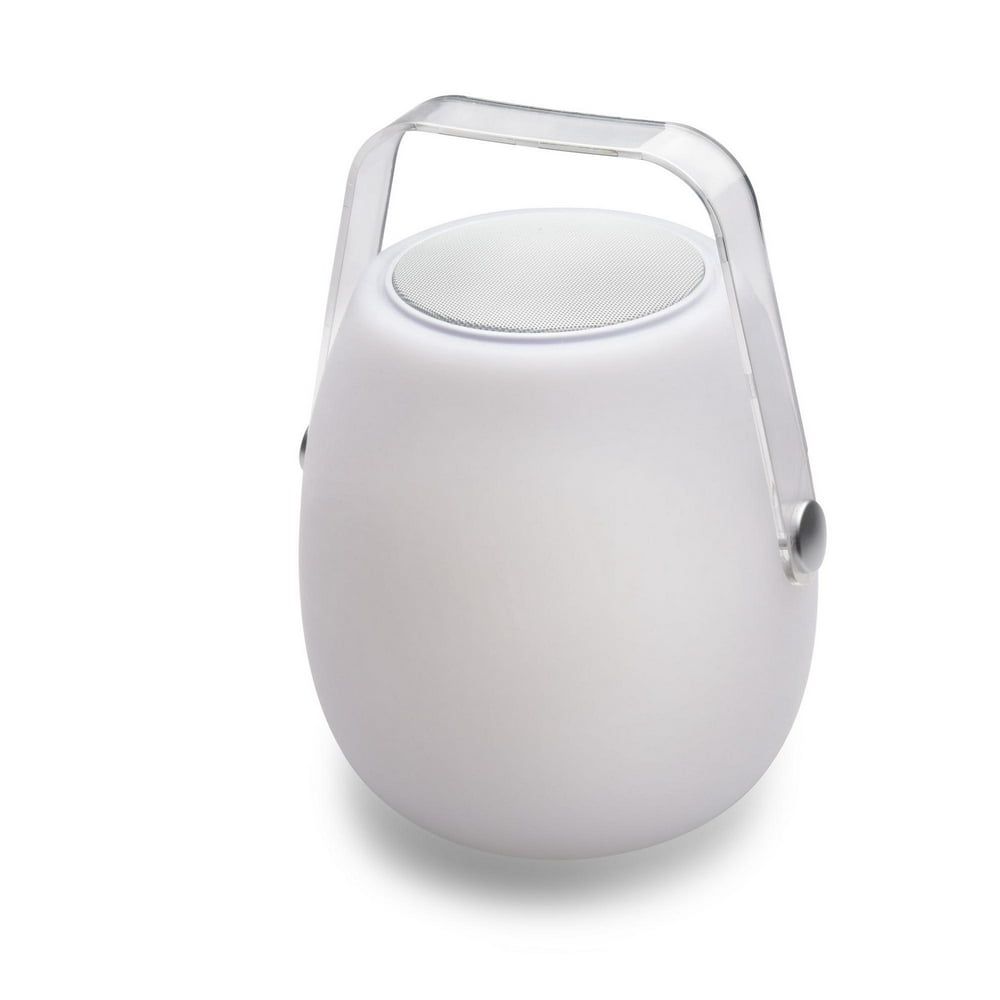 Koble Ava Portable Bluetooth Speaker with LED Lighting, White, KB-SL002 ...