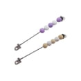 thumbnail image 1 of Tablero ocupado de de madera de 2 piezas, accesorios de bricolaje, tablero sensorial de de juguetes sensoriales de habilidad básica para actividades de Violeta De Madera Sunnimix tablero ocupado, 1 of 8
