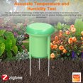 thumbnail image 2 of Tignapoo ZigBee Smart Soil Moisture & Temperature Sensor with IP66 Waterproof, Tuya App Control, Historical Data Tracking, Low Battery Alert, Gateway Required (NAS-STH01B, Battery Not Included), 2 of 7