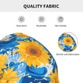 thumbnail image 4 of KLL Blue Ocean Wave Sunflower Winter Fall Beanie Knit Hats for Men & Women - Warm & Soft Stylish Toboggan Caps for Cold Weather, 4 of 6