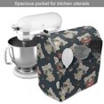 thumbnail image 2 of Romantic Stand Mixer Cover, Raccoon with I Love You Heart Kisses Birthday Celebration Graphic, Kitchen Appliance Organizer Bag Cover with Pockets, 5 Quarts, Multicolor, by Ambesonne, 2 of 4