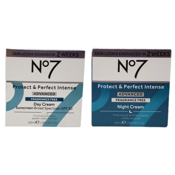 Crema facial No 7 Protect and Perfect Advanced SPF30, paquete de 50 ml