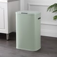 thumbnail image 4 of happimess Tammi Kitchen 14.5-Gallon Slim Metal Push Button Trash Can, Pistachio Gelato, HPM1017E, 4 of 10