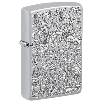 Zippo 46402 Armor High Polish Black Flame Windproof Design Lighter