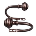 thumbnail image 5 of 1 Pair Retro Metal Curtain Holdback Wall Tie Back Hook Hanger Holder Curtain Accessories - Brown, 5 of 6