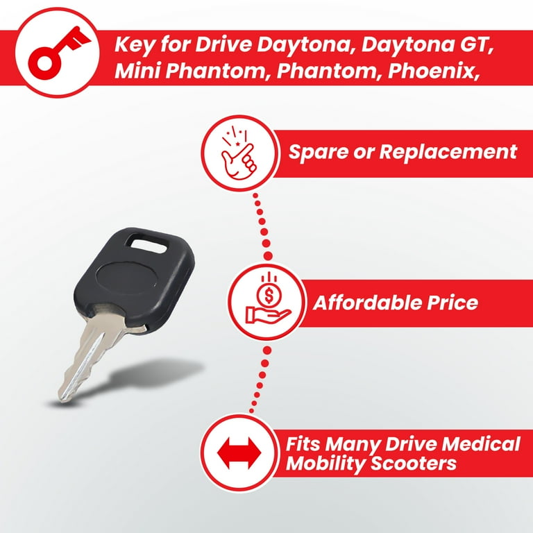 AlveyTech Key for the Drive Daytona, Daytona GT 4-Wheel