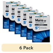 (6 pack) Muro 128 5% Sodium Chloride Hypertonicity Ophthalmic Ointment, from Bausch + Lomb, 2 x 0.125 Oz (7 g total)