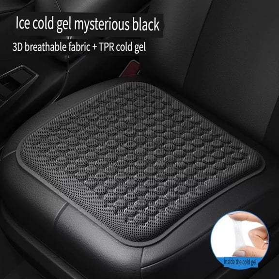Car Cushion Summer Cool Cushion Ice Gel Seat Breathable Car Cushion Seasonal Universal Cool Cushion Auto Chair Mat Pad