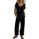 thumbnail image 3 of TaTaai Women's Spring Summer Two Piece Outfit Short Sleeve Round Neck T-Shirt and Cargo Trousers Solid Color Casual Matching Set for Daily Wear Gift, 3 of 9