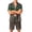 Green, variant on Men's Pajama Sets Mens Pajamas Set Shorts Button Up Pajamas Pjs for Men Matching Pj Set Mens Pajamas Set Shorts Plaid Print Soft Comfy Short Sleeve Lounge Sleep Sleepwear Pj Set, Black, L