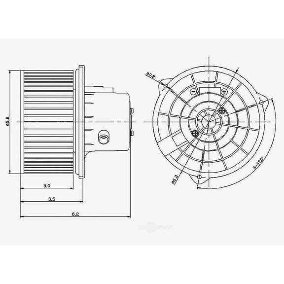 HVAC Blower Motor