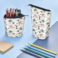 thumbnail image 5 of Lsque Vintage Palm Trees Pattern Telescopic Pencil Bag Pen Holder Stationery Case, Stand-up Retractable Transformer Bag Organizer, 5 of 6