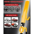 thumbnail image 2 of MRSXXNTY Steering Wheel Lock - Heavy Duty Antitheft Device and Car Security Lock with Adjustable Locking and 3 Keys - Great Vehicle and Truck Deterrent (Yellow), 2 of 5