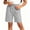Gray, variant on hoksml Boys Girls Cotton Back to School Shorts Elastic Waist Casual Playwear Shorts with Pockets