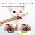 thumbnail image 5 of 3 Pcs Raffia Pet Cats Chew Sticks, for Cats Remove Tartar,Freshen Their Breath,Increase Appetite,Calm Cat Anxiety and Stress,Cat Dental Toy, 5 of 9