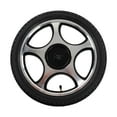 thumbnail image 2 of Roulette de Fauteuil Roulant Électrique, Trou Droit Roue de Fauteuil Roulant Électrique 16 Po Caoutchouc Gonflable Antidérapant pour Jardin, 2 of 7