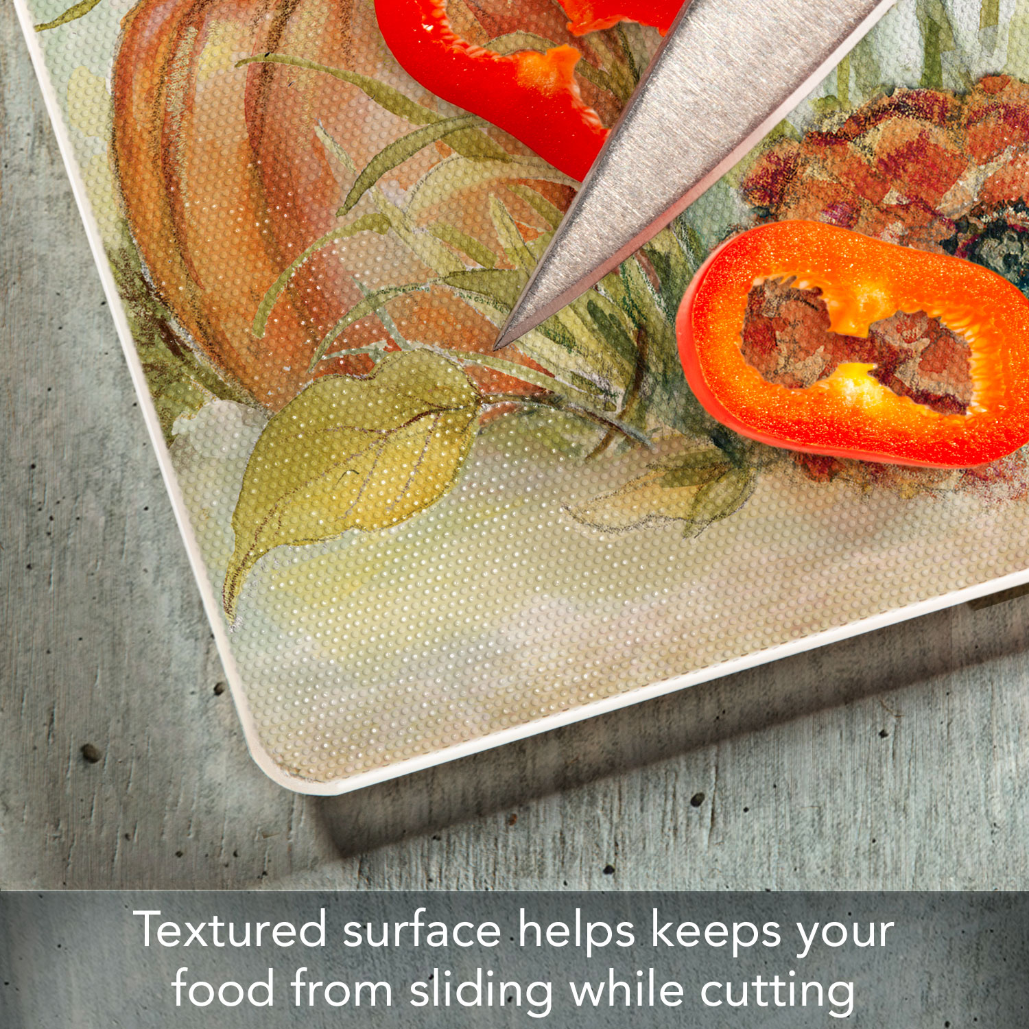 CounterArt Autumn in the Air 3mm Tempered Glass Cutting Board