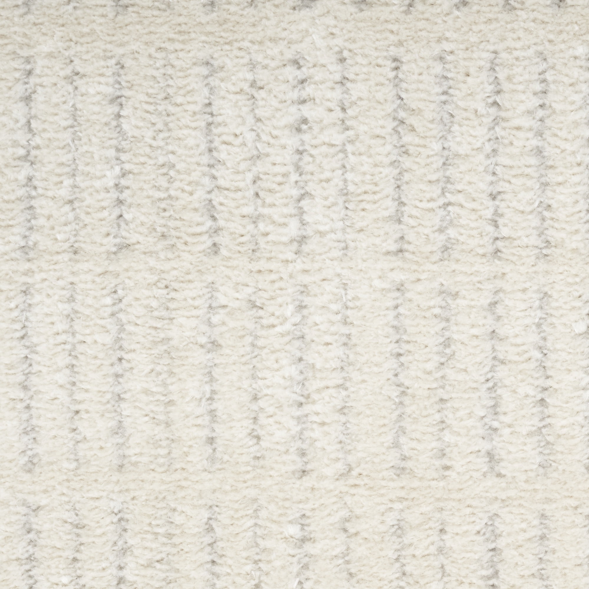 Nourison Cozy Modern Scandinavian Ivory Grey 3'11" x 5'11" Area Rug (4x6)