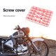 thumbnail image 3 of 30 unids/set tapa de tornillo de motocicleta tapas de perno de tuerca de motor decoración (negro) Hugtrwg Para estrenar, 3 of 9