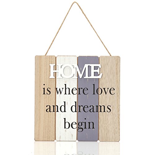 12 Pieces Unfinished Wood Hanging Sign 9 x 6 Inch Wood Blank Plaque with 2 Holes and Jute Rope Hanging Wood Sign for Pyrography Painting Writing Home Decor DIY Crafts Christmas Ornaments