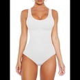 thumbnail image 1 of Body Sin Mangas para Mujer, Control de Abdomen, Corte Entallado, Sin Mangas, Cuello Redondo. Crema M, 1 of 6