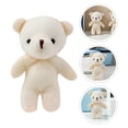 thumbnail image 2 of 15 Uds. Oso de dibujos animados, muñeco de osos pequeños, muñeco de peluche, llavero de osos de peluche suave, decoración colgante, 2 of 5