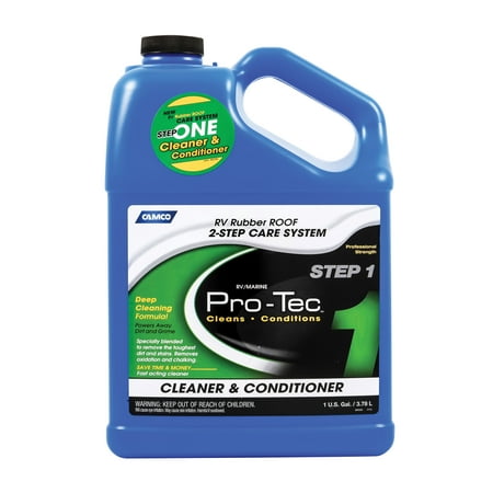 Camco Mfg 41068 Pro-Tec Rubber Roof Cleaner Gal (Best Rv Roof Cleaner)